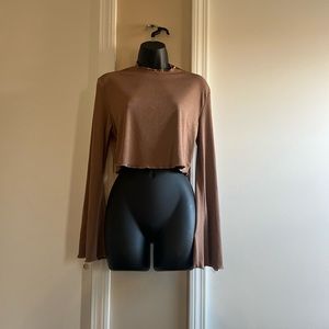 Shein High Neck Crop Top Size XL
